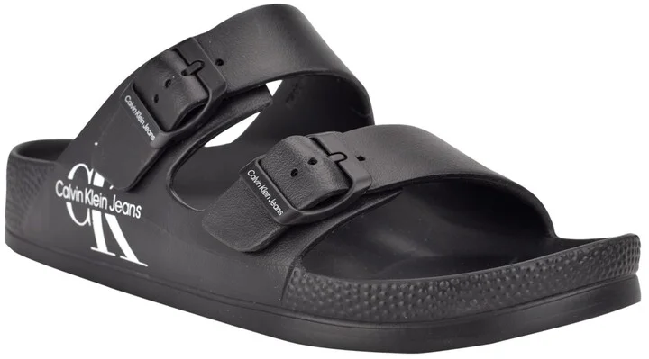 Calvin Klein Men's Zion Open Toe Casual Slip-on Sandals
