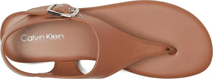 Calvin Klein Moraca Women's Sandals Dark Natural : 6.5 M, Synthetic - Image 2