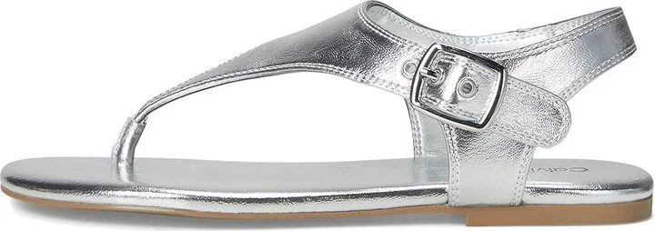 Calvin Klein Moraca Women's Sandals Silver : 9.5 M, Synthetic - Image 6