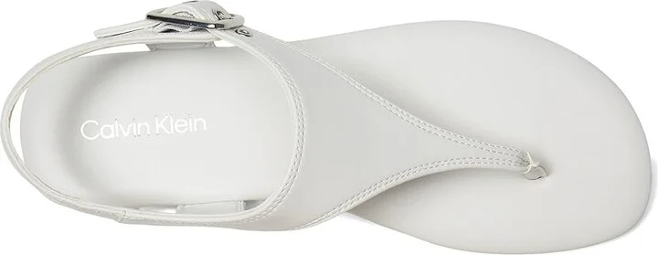 Calvin Klein Moraca Women's Sandals White : 9 M, Synthetic - Image 2