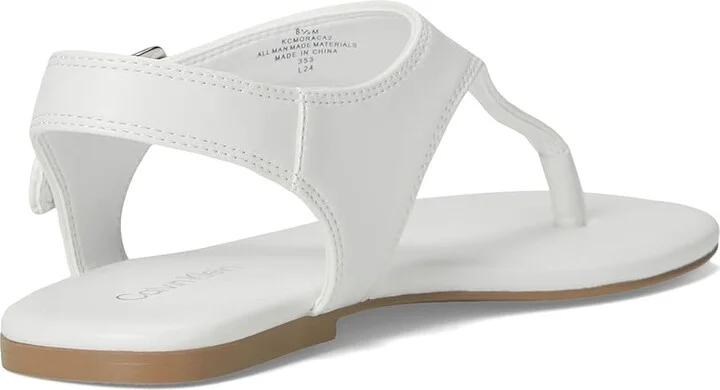 Calvin Klein Moraca Women's Sandals White : 9 M, Synthetic - Image 4
