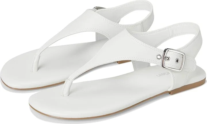 Calvin Klein Moraca Women's Sandals White : 9 M, Synthetic
