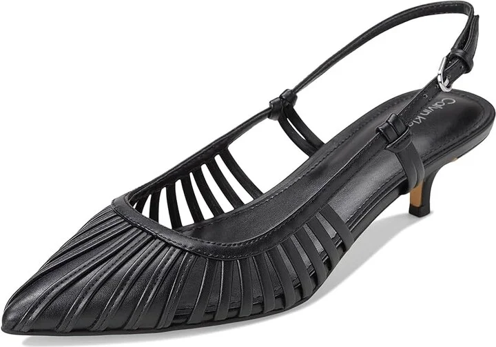 Calvin Klein Movella High Women's Heels Black : 7 M, Leather - Image 5