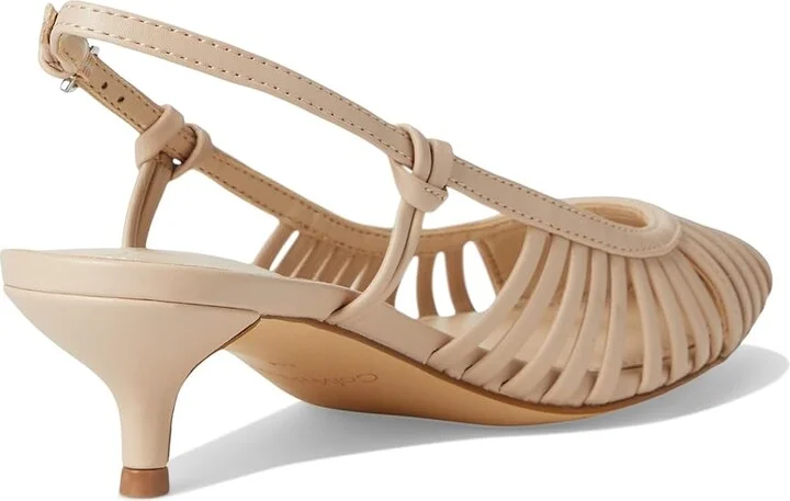 Calvin Klein Movella High Women's Heels Light Natural : 9.5 M, Leather - Image 4