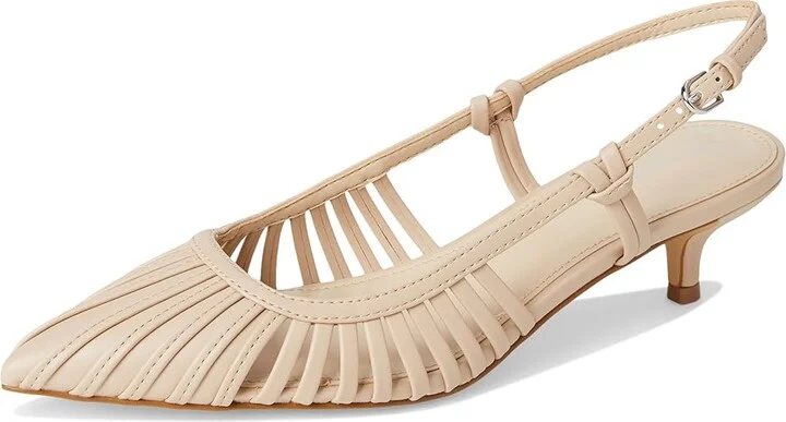 Calvin Klein Movella High Women's Heels Light Natural : 9.5 M, Leather - Image 5