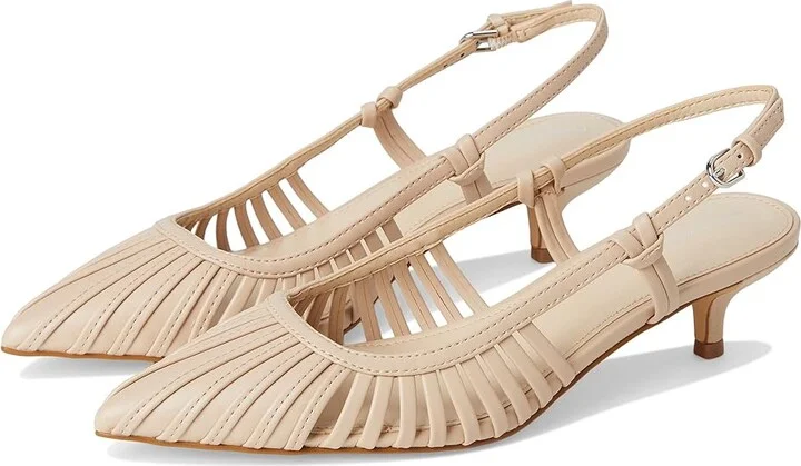 Calvin Klein Movella High Women's Heels Light Natural : 9.5 M, Leather