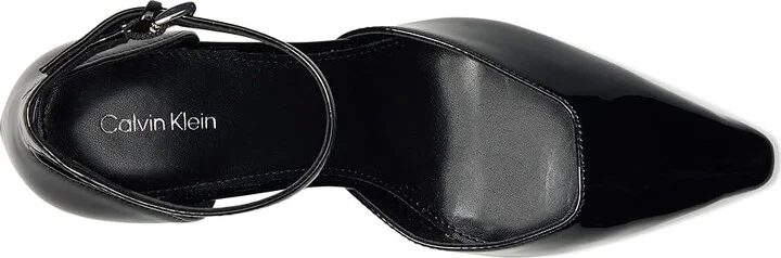 Calvin Klein Nalene Women's Shoes Black Patent : 5 M, Synthetic - Image 2