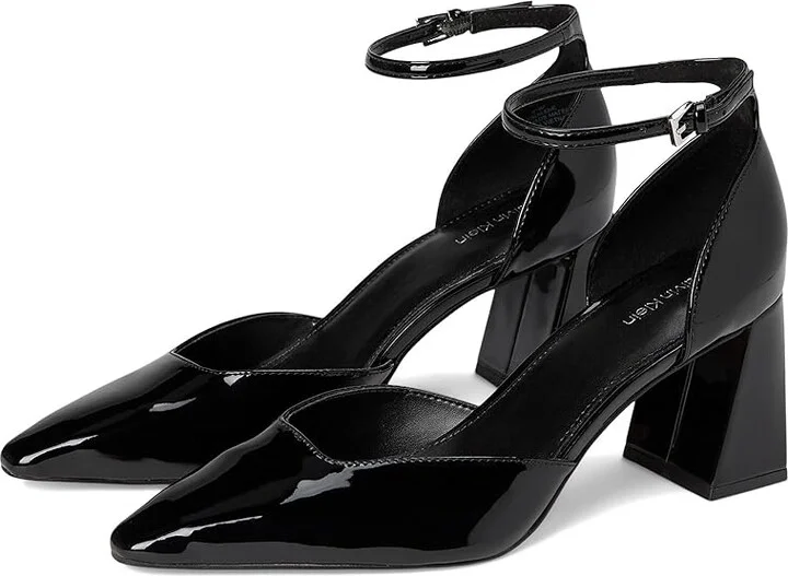 Calvin Klein Nalene Women's Shoes Black Patent : 5 M, Synthetic