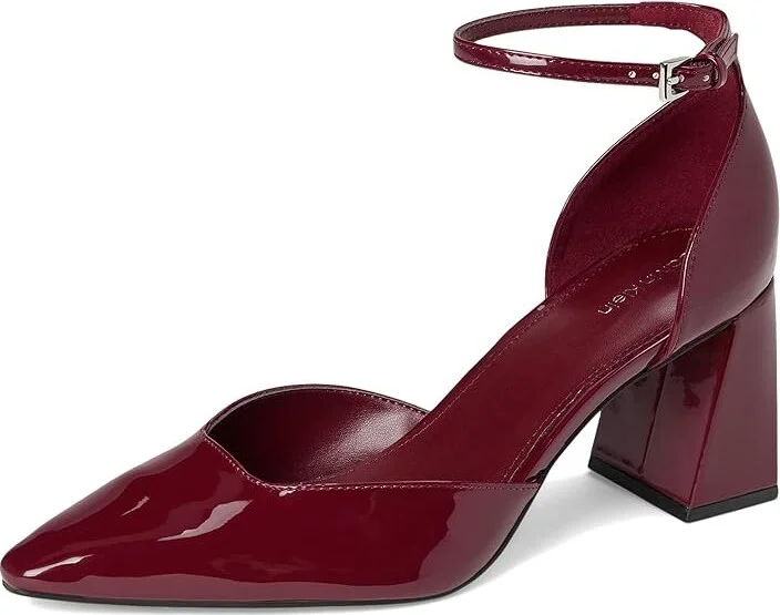 Calvin Klein Nalene Women's Shoes Dark Red Patent : 8 M, Synthetic - Image 5