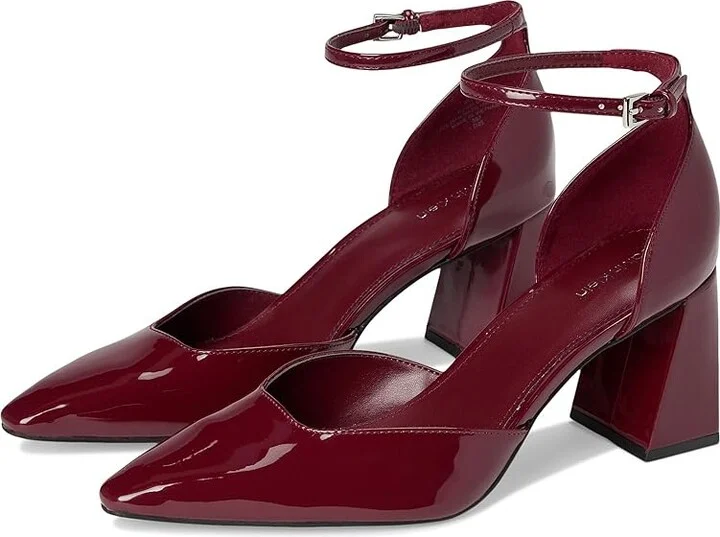 Calvin Klein Nalene Women's Shoes Dark Red Patent : 8 M, Synthetic