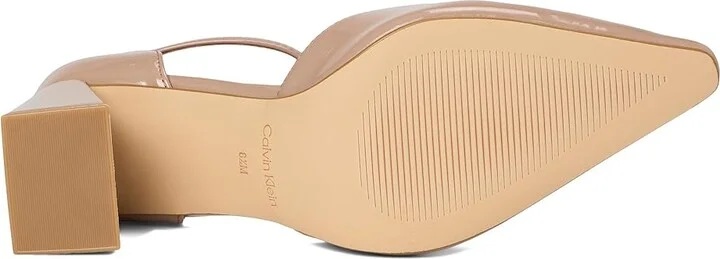 Calvin Klein Nalene Women's Shoes Light Natural Patent : 11 M, Synthetic - Image 3