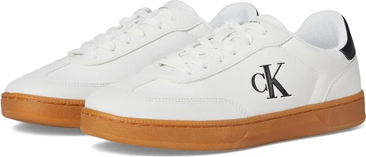 Calvin Klein Narissa Women's Slide Shoes White/Black : 10 M, Synthetic