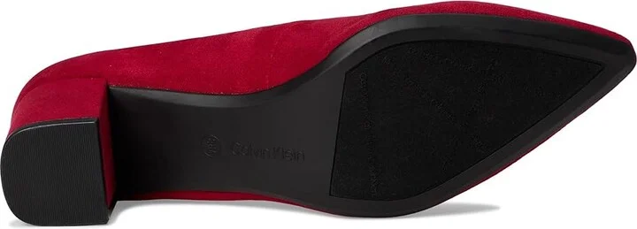 Calvin Klein Natalia Women's Dress Sandals Medium Red : 5 M, Synthetic - Image 3