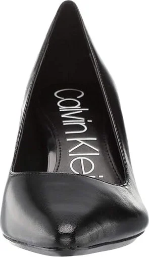 Calvin Klein Nita Women's Shoes Black 1 : 5 M, Leather - Image 5