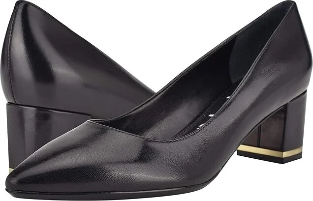 Calvin Klein Nita Women's Shoes Black 1 : 5 M, Leather