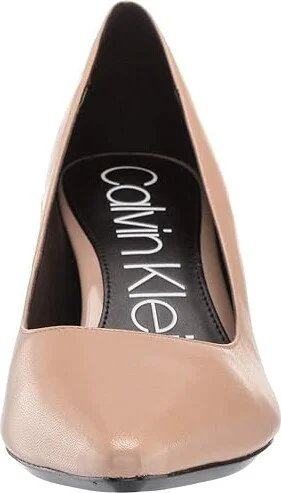 Calvin Klein Nita Women's Shoes Desert Sand 1 : 7.5 M, Leather - Image 5