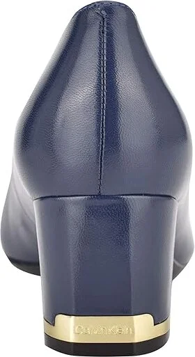 Calvin Klein Nita Women's Shoes Navy : 6 M, Leather - Image 7
