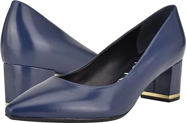 Calvin Klein Nita Women's Shoes Navy : 6 M, Leather