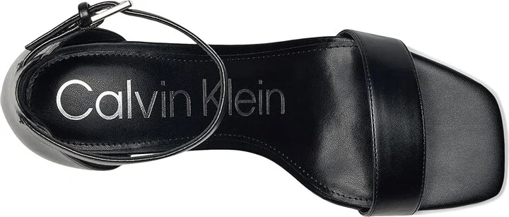 Calvin Klein Nolene Women's Sandals Black : 9.5 M, Faux Leather - Image 2