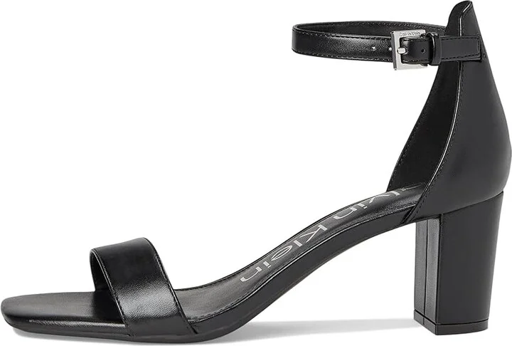 Calvin Klein Nolene Women's Sandals Black : 9.5 M, Faux Leather - Image 6