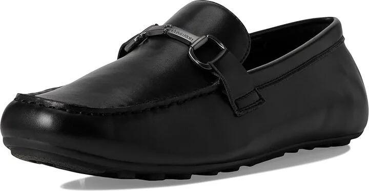 Calvin Klein Olaf Men's Shoes Black 1 : 11.5 M, Leather - Image 5