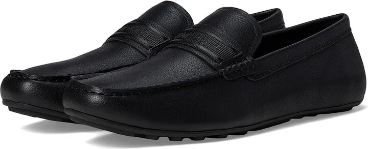 Calvin Klein Oliver Men's Shoes Black 1 : 8 M, Leather/Textile