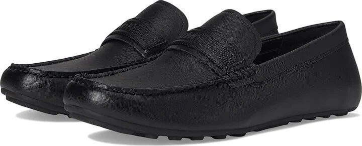 Calvin Klein Oliver Men's Shoes Black : 10.5 M, Leather/Textile