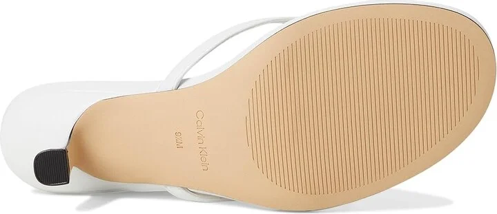 Calvin Klein Opelle Women's Sandals White : 8.5 M, Faux Leather - Image 3