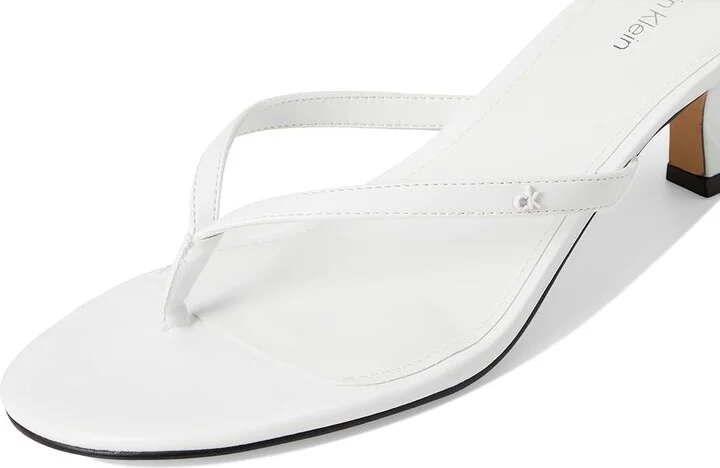 Calvin Klein Opelle Women's Sandals White : 8.5 M, Faux Leather - Image 7