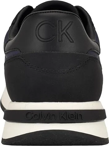 Calvin Klein Paters Men's Lace Up Wing Tip Shoes Black/Navy : 11 M, Synthetic - Image 4