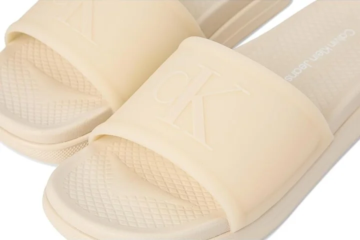 Calvin Klein Peari Women's Sandals Light Natural : 6 M, Synthetic - Image 7