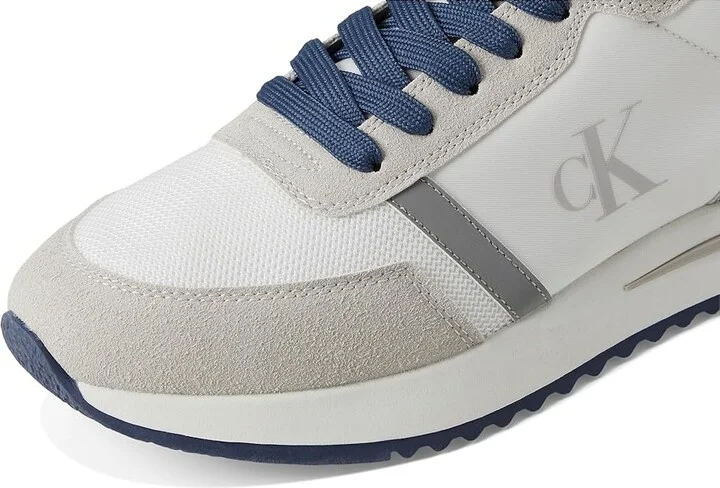 Calvin Klein Picio Men's Lace-up Boots Light Grey/White : 10 M - Image 7