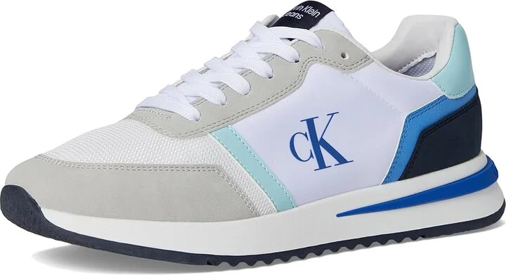 Calvin Klein Picio Men's Lace-up Boots Medium Blue/White : 11.5 M - Image 5