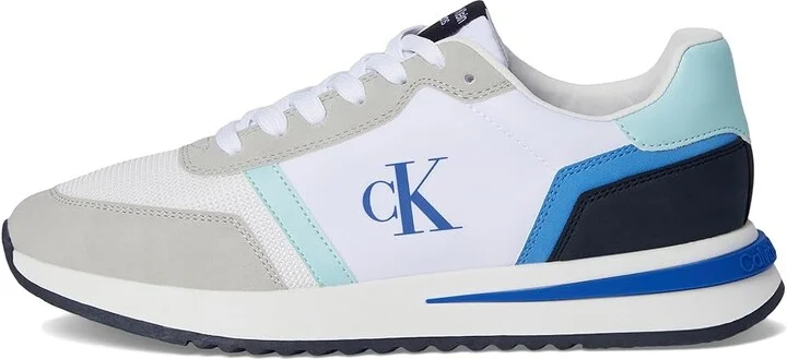 Calvin Klein Picio Men's Lace-up Boots Medium Blue/White : 11.5 M - Image 6