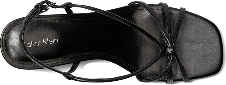 Calvin Klein Poeta Women's Sandals Black : 6 M, Faux Leather - Image 2