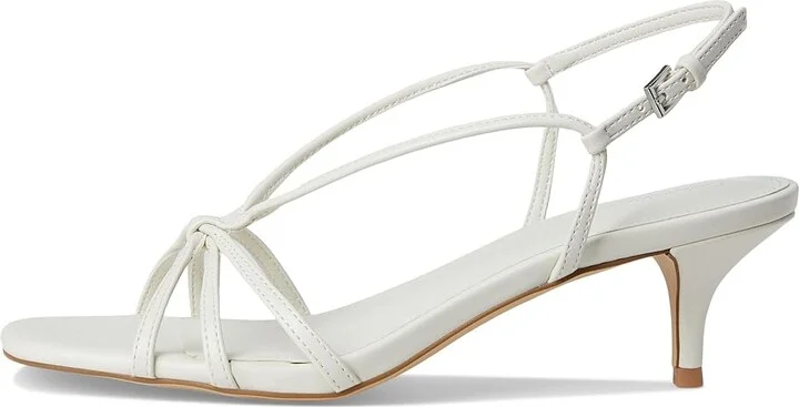 Calvin Klein Poeta Women's Sandals Ivory : 7.5 M, Faux Leather - Image 6