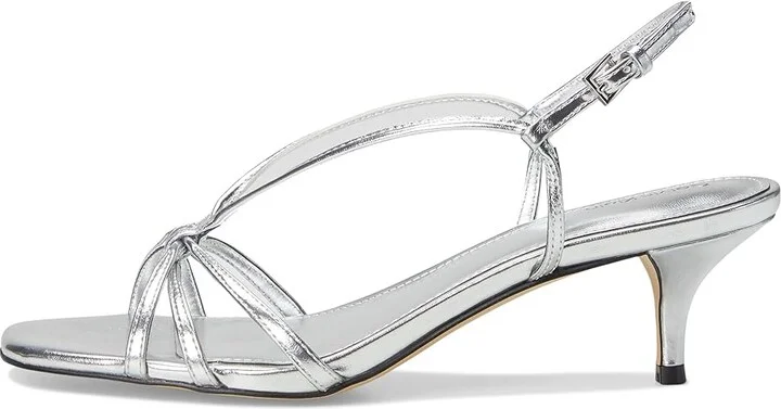 Calvin Klein Poeta Women's Sandals Silver : 6 M, Faux Leather - Image 6