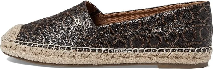 Calvin Klein Popular Women's Shoes Espresso Logo : 5.5 M, Textile - Image 6