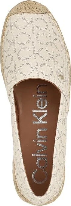 Calvin Klein Popular Women's Shoes Ivory Logo : 5 M, Textile - Image 2