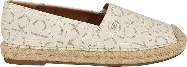 Calvin Klein Popular Women's Shoes Ivory Logo : 5 M, Textile - Image 4