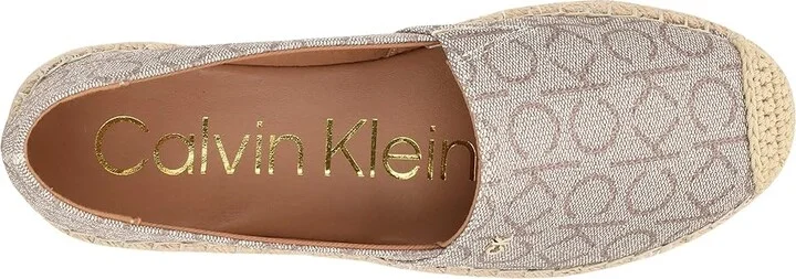 Calvin Klein Popular Women's Shoes Taupe Logo : 5.5 M, Textile - Image 2