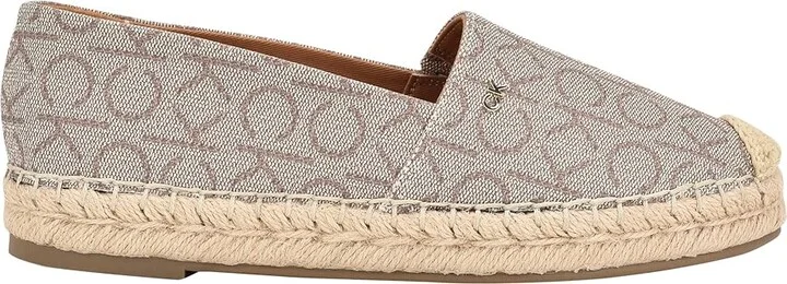 Calvin Klein Popular Women's Shoes Taupe Logo : 5.5 M, Textile - Image 5