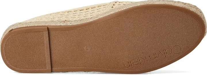Calvin Klein Presley Women's Sandals Light Natural : 7 M, Leather/Rubber - Image 3