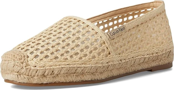 Calvin Klein Presley Women's Sandals Light Natural : 7 M, Leather/Rubber - Image 5