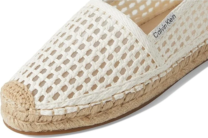 Calvin Klein Presley Women's Sandals White : 8 M, Leather/Rubber - Image 7