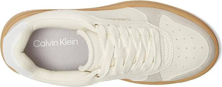 Calvin Klein Prizin Women's Shoes Ivory : 9 M, Faux Leather - Image 2