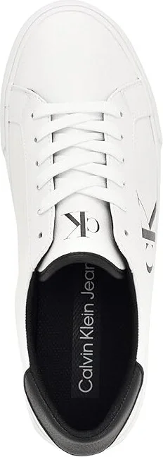 Calvin Klein Rex Men's Sandals White/Black : 10.5 M, Leather - Image 2