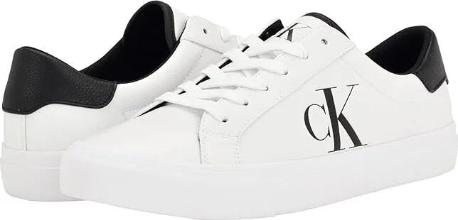 Calvin Klein Rex Men's Sandals White/Black : 10.5 M, Leather
