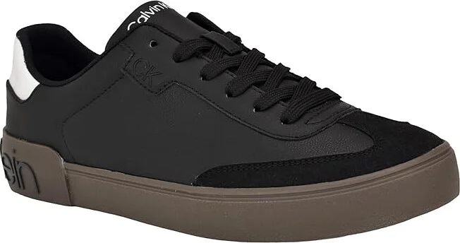 Calvin Klein Romal Men's Shoes Black/White : 7.5 M, Synthetic - Image 5