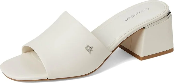 Calvin Klein Rowena Women's Sandals Ivory : 8.5 M, Synthetic - Image 5